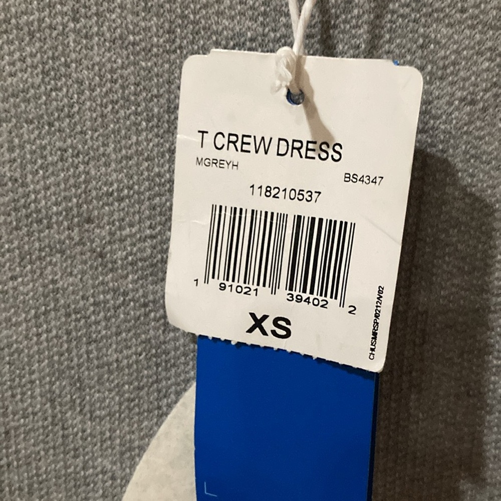 Adidas GREY/WHITE/NAVY Sweater Dress - Picture 3 of 4